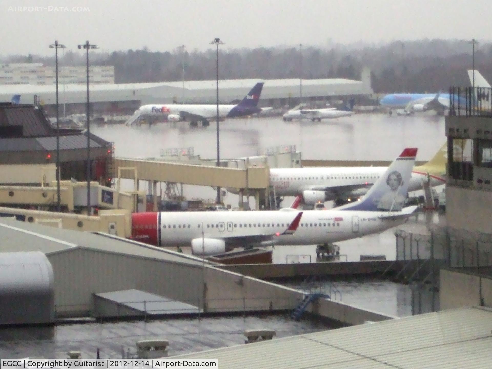 Manchester Airport, Manchester, England United Kingdom (EGCC) - Every time I work at MAN it is raining