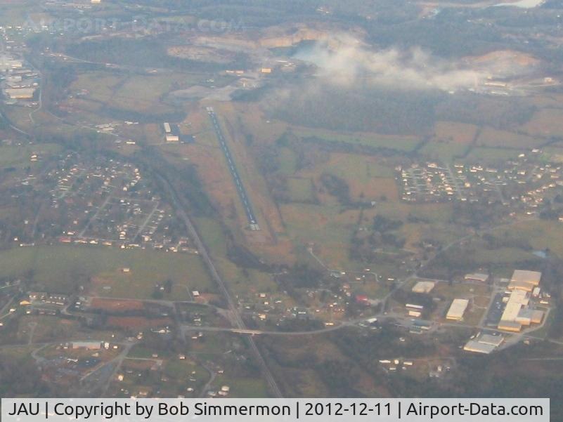 Campbell County Airport (JAU) - Looking east from 6000'