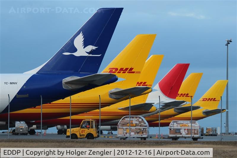 Leipzig/Halle Airport, Leipzig/Halle Germany (EDDP) - Sunday afternoon on apron 4.