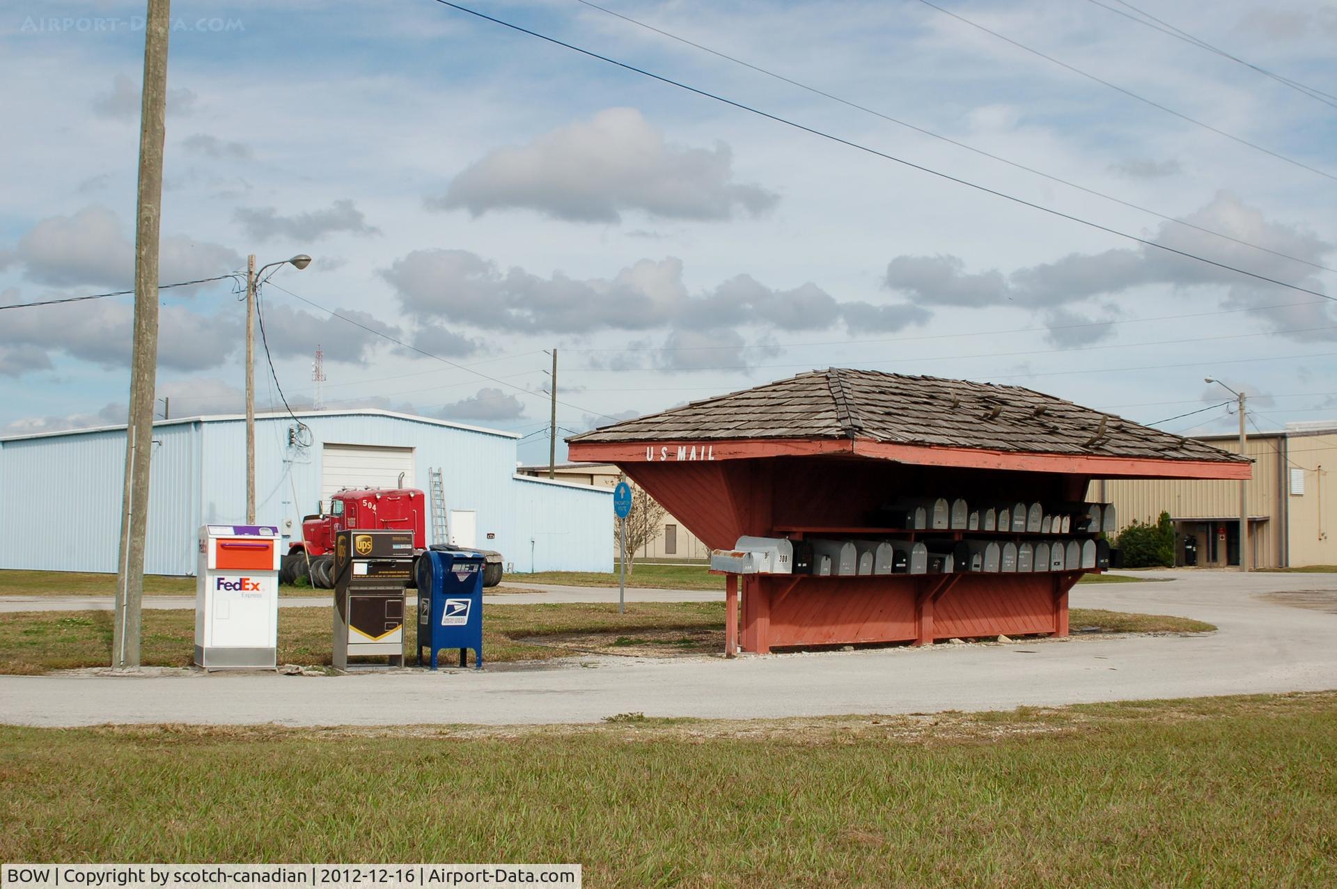 Bartow Municipal Airport (BOW) - Mail Box area at Bartow Municipal Airport, Bartow, FL  