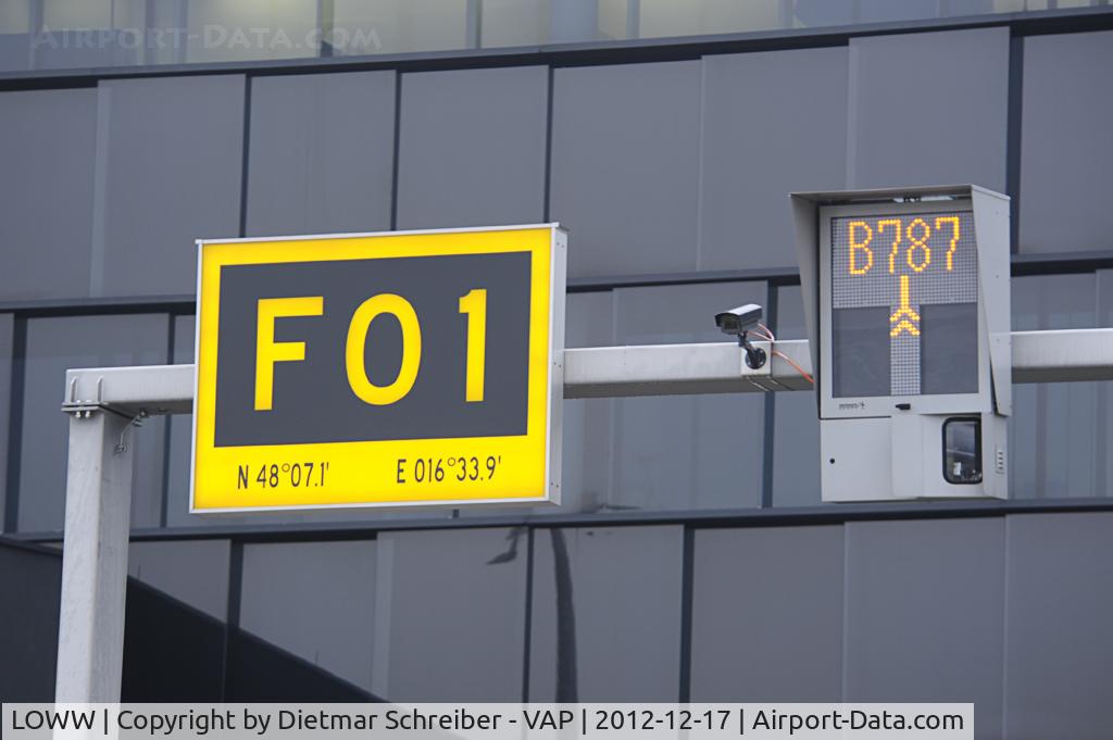 Vienna International Airport, Vienna Austria (LOWW) - Docking Guidance System - first time activated for a Boeing 787