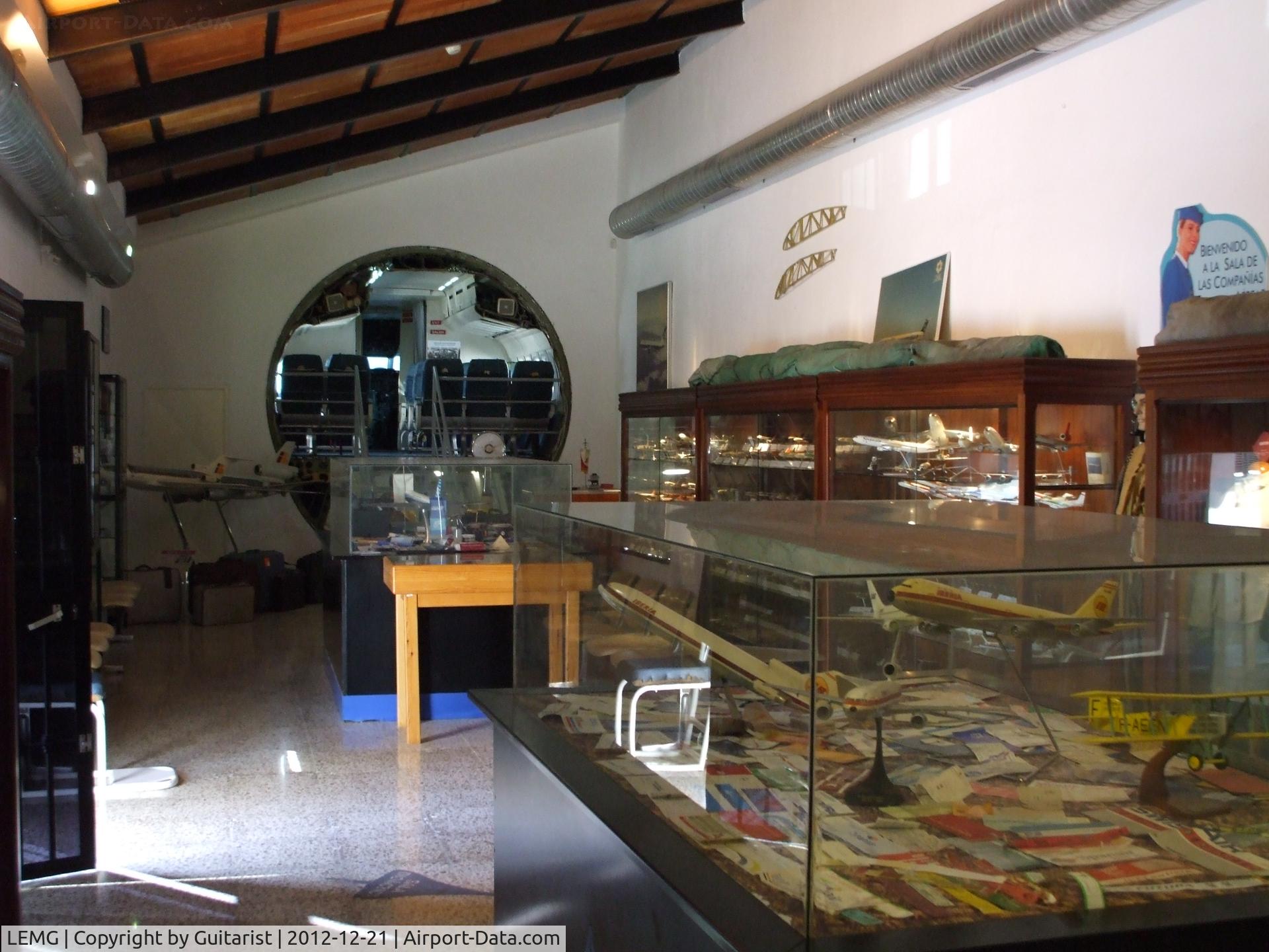 Málaga Airport, Málaga Spain (LEMG) - Inside the old terminal building at AGP,which is now the museum