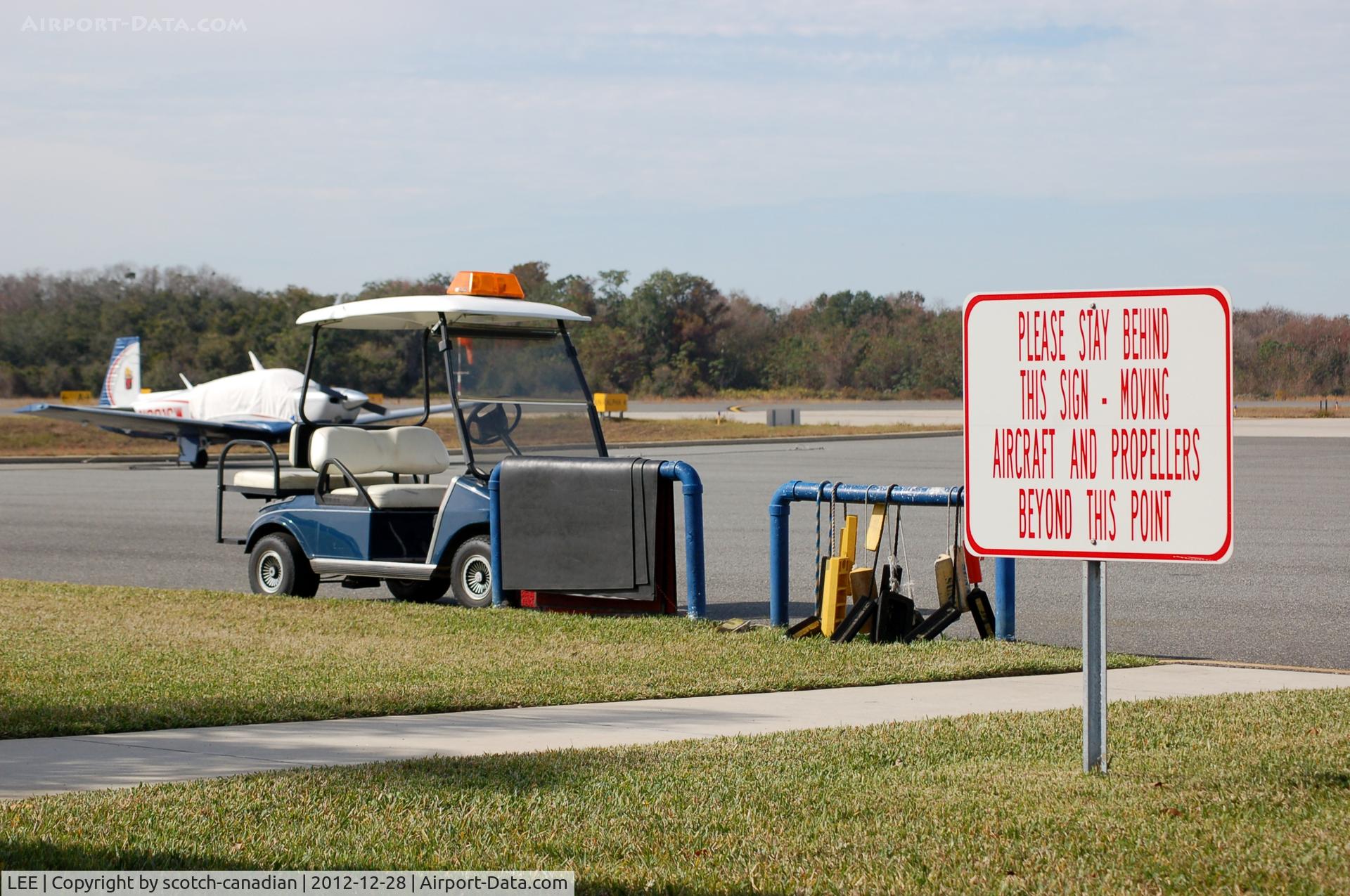 Leesburg International Airport (LEE) - Sign at Sunair Aviation (FBO) Leesburg International Airport, Leesburg, FL