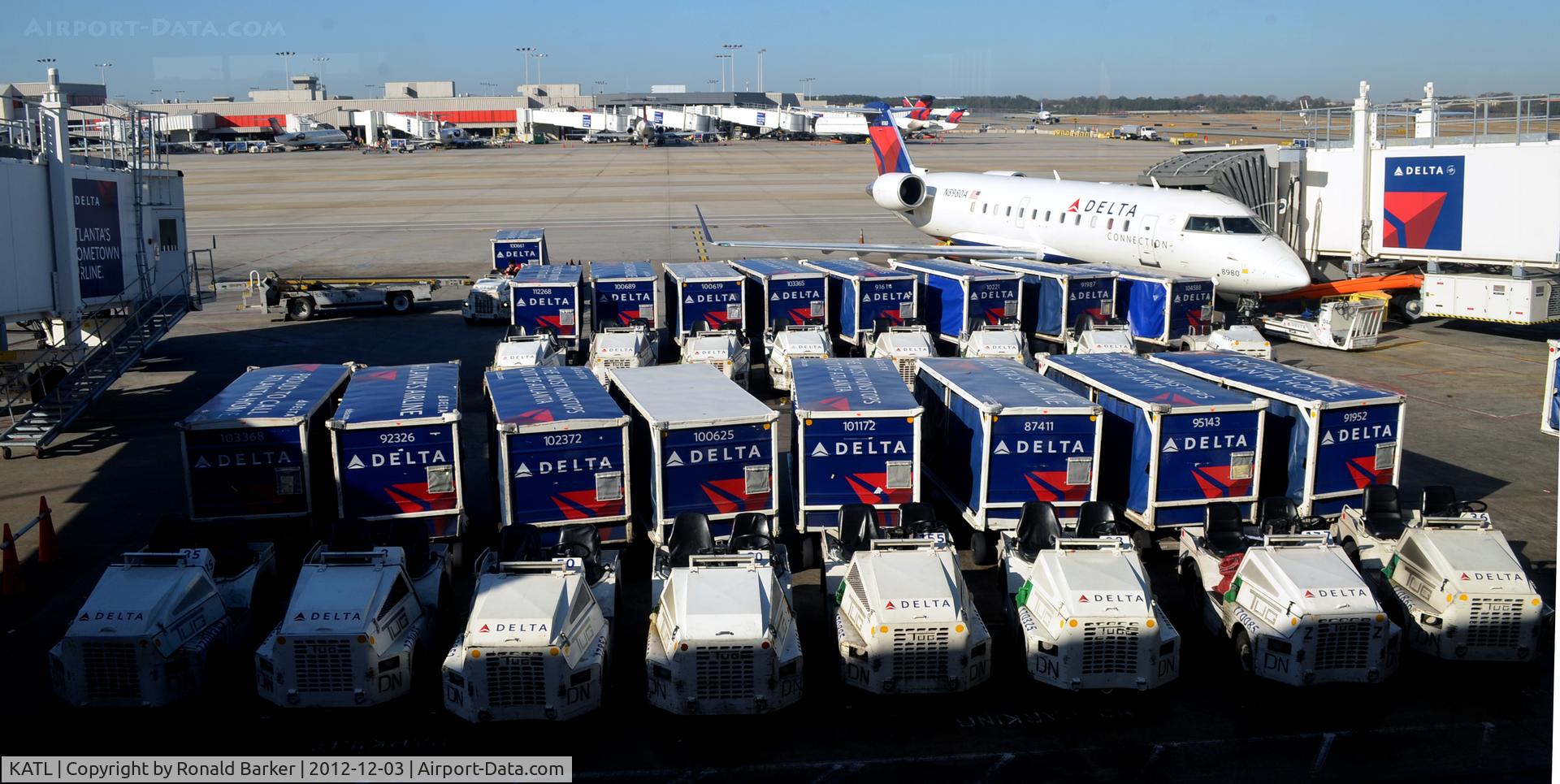 Hartsfield - Jackson Atlanta International Airport (ATL) - Atlanta  baggage carts
