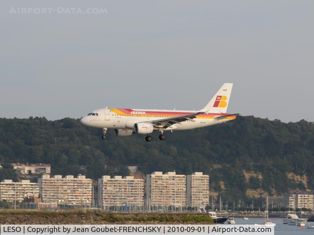 San Sebastián Airport, San Sebastián Spain (LESO) - IB from MADRID landing