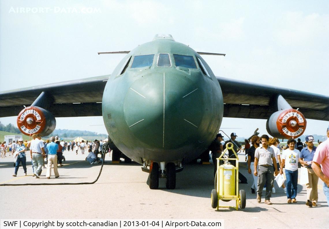 Stewart International Airport (SWF) - Lockheed C-141 Starlifter of the  183d Air Transport Squadron, Mississippi Air National Guard at the 1989 Stewart International Airport Air Show, Newburgh, NY