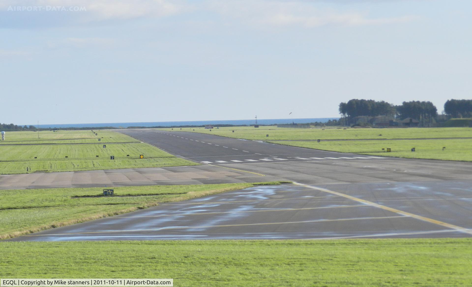RAF Leuchars Airport, Leuchars, Scotland United Kingdom (EGQL) - Looking East down  runway 09/27 ,now re-designated as 08/26 in Febuary 2013