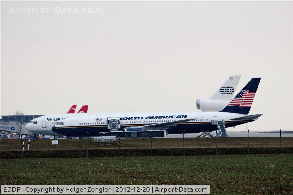 Leipzig/Halle Airport, Leipzig/Halle Germany (EDDP) - View to american corner on apron west 1....