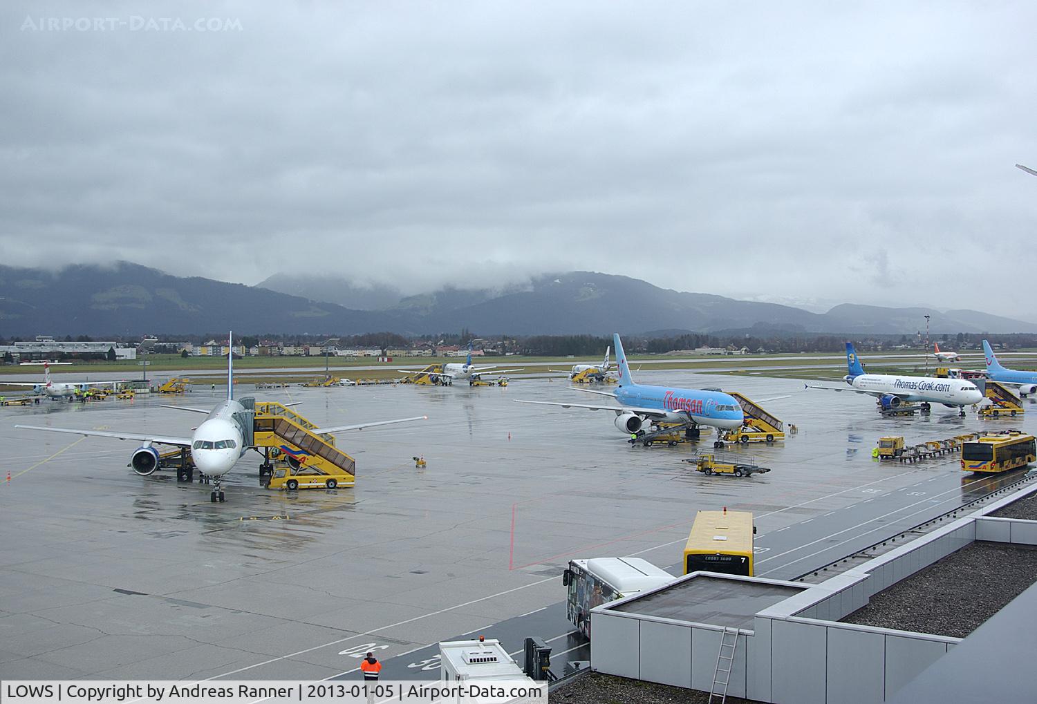 Salzburg Airport, Salzburg Austria (LOWS) - one more rainy day