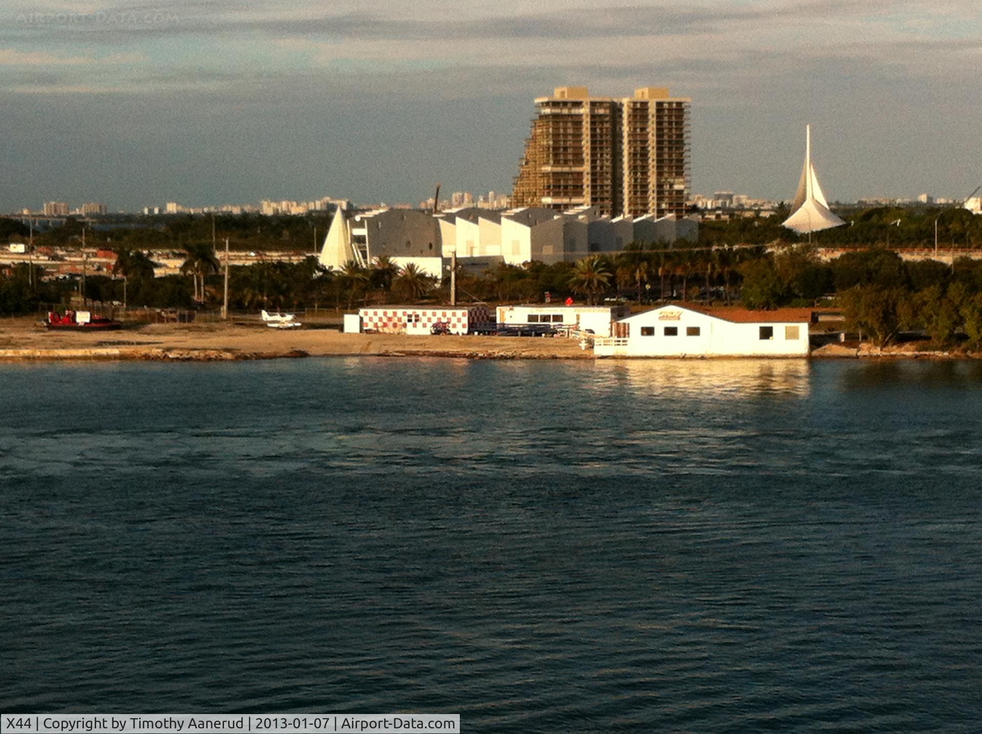 Miami Seaplane Base (X44) - Taken from the deck of a cruise ship.