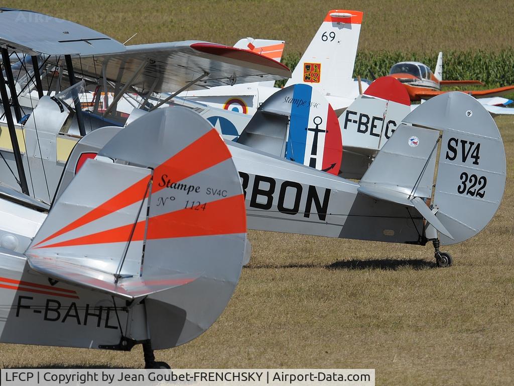 Pons Avy Airport, Pons France (LFCP) - beautiful Stampe