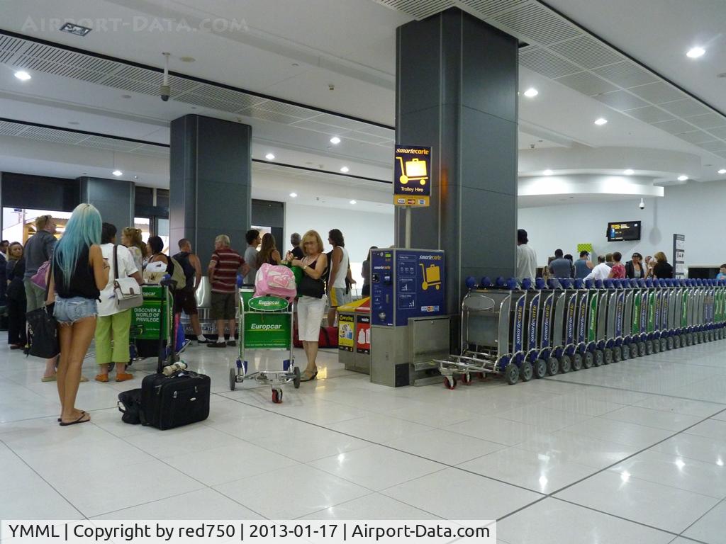 Melbourne International Airport, Tullamarine, Victoria Australia (YMML) - Luggage carousel area, Terminal T3 (Virgin Australia) at YMML