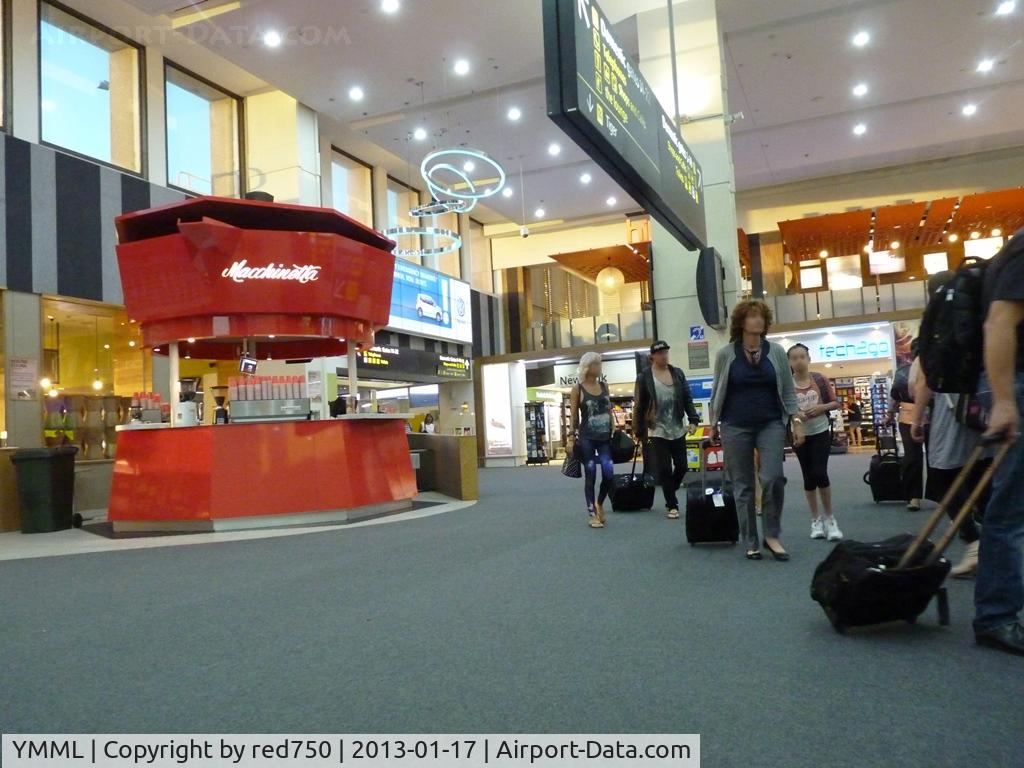 Melbourne International Airport, Tullamarine, Victoria Australia (YMML) - Retail area, gate-lounge level, Terminal T3 (Virgin Australia), YMML.