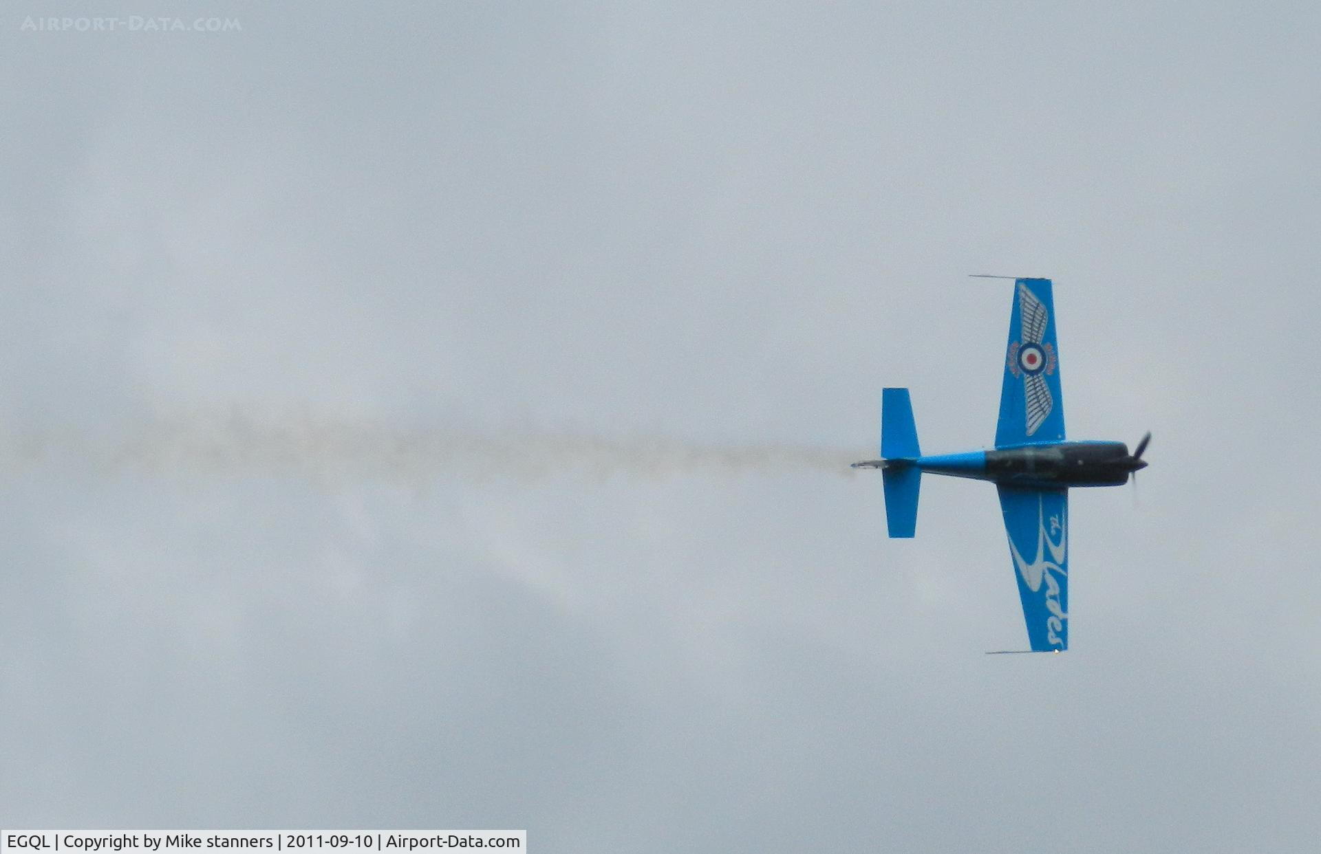 RAF Leuchars Airport, Leuchars, Scotland United Kingdom (EGQL) - an extra 300, a member of the Blades team, in action at Leuchars airshow 2011
