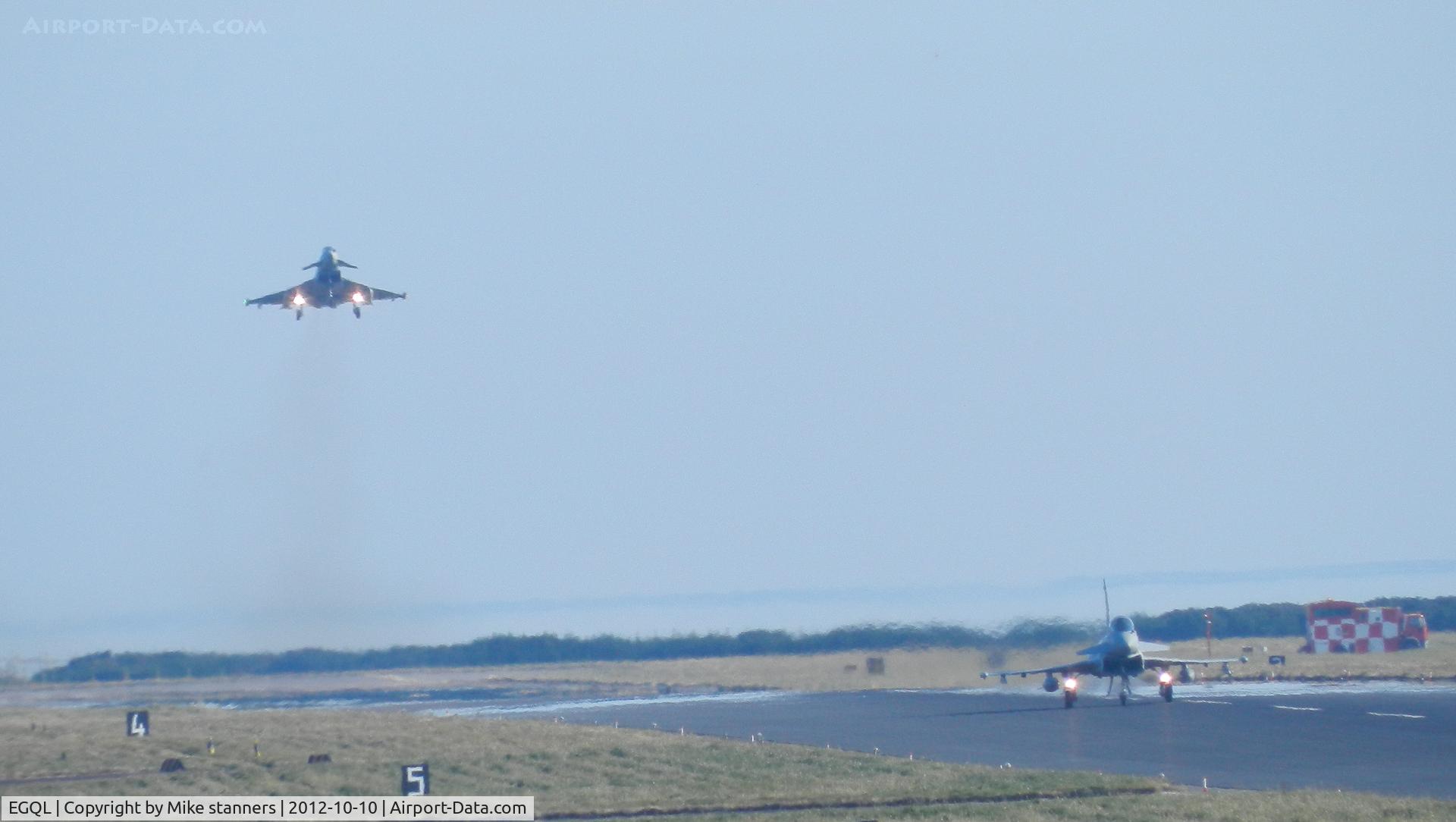 RAF Leuchars Airport, Leuchars, Scotland United Kingdom (EGQL) - 6sqn Typhoon FGR.4's seen here at their home base
