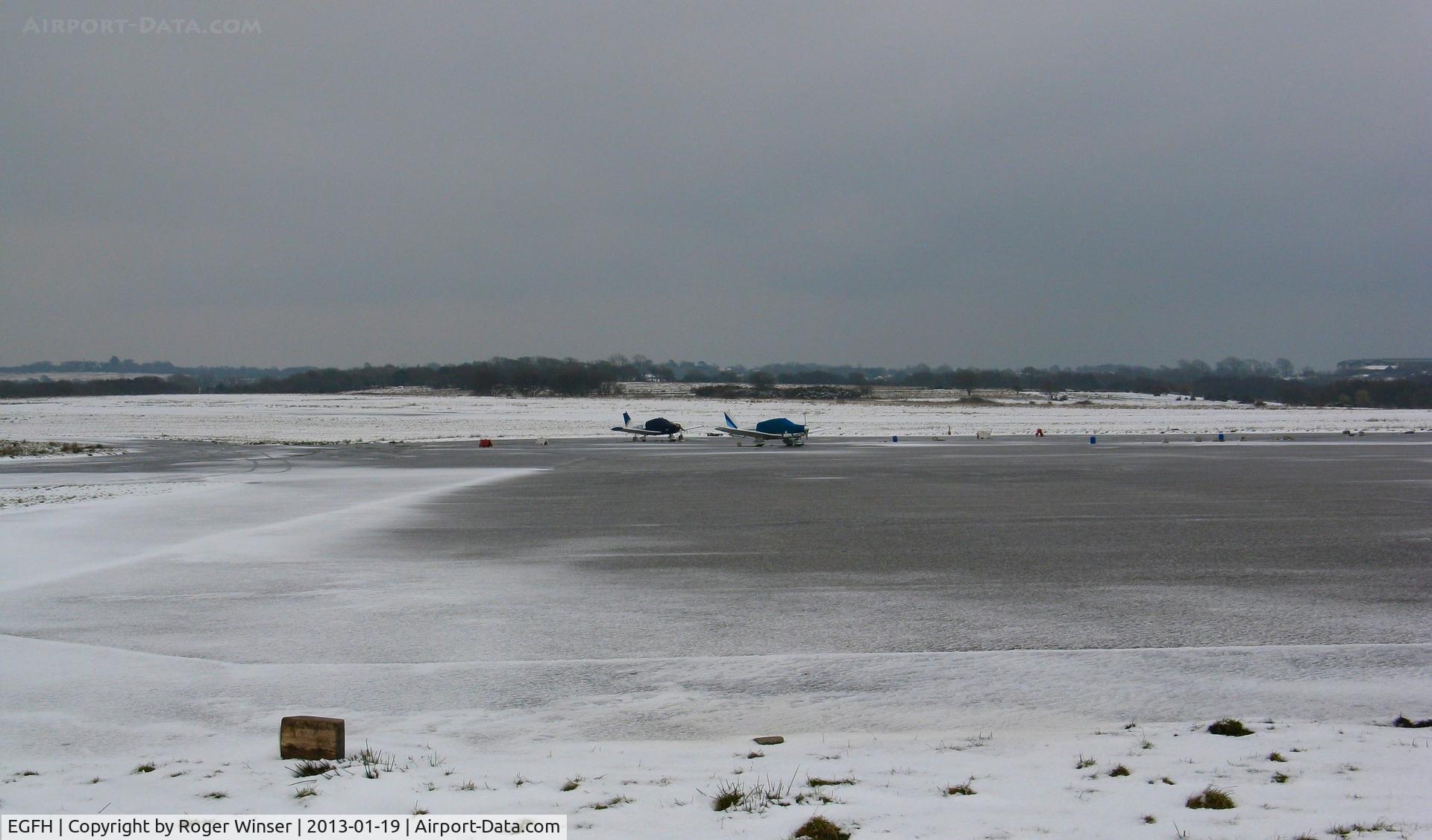 Swansea Airport, Swansea, Wales United Kingdom (EGFH) - No flying today!