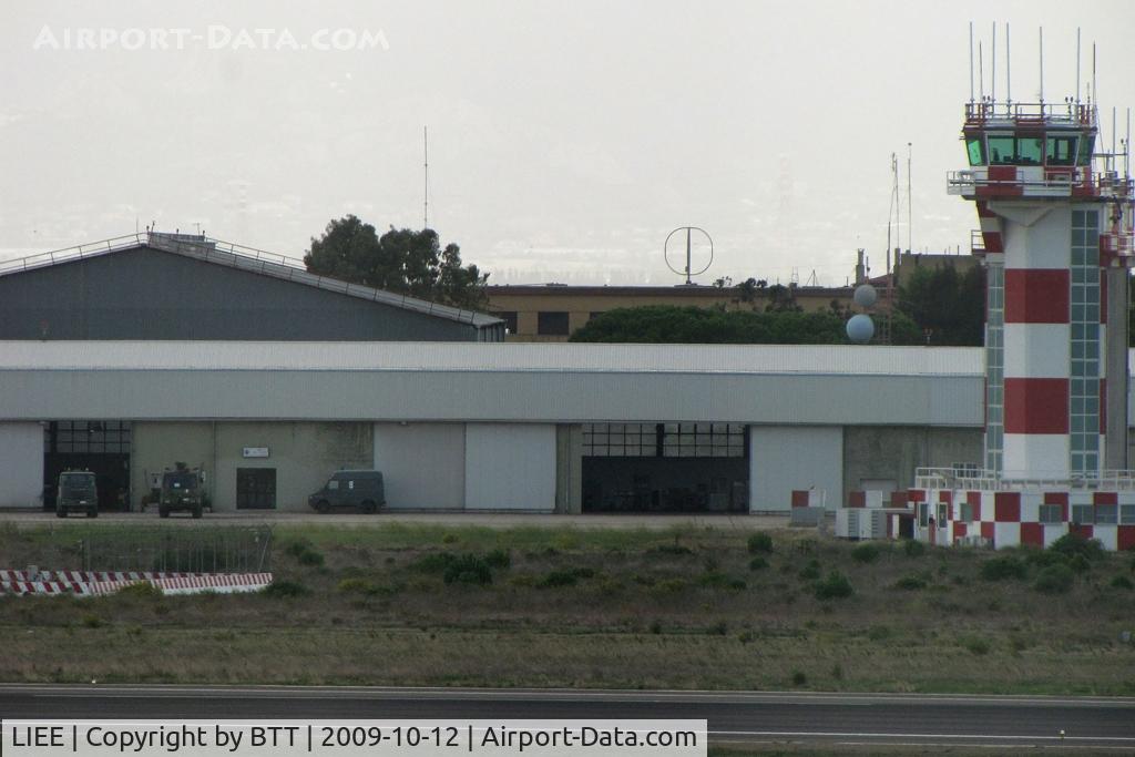 Cagliari Airport, Elmas Airport Italy (LIEE) - Military part of Cagliari-Elmas airport
