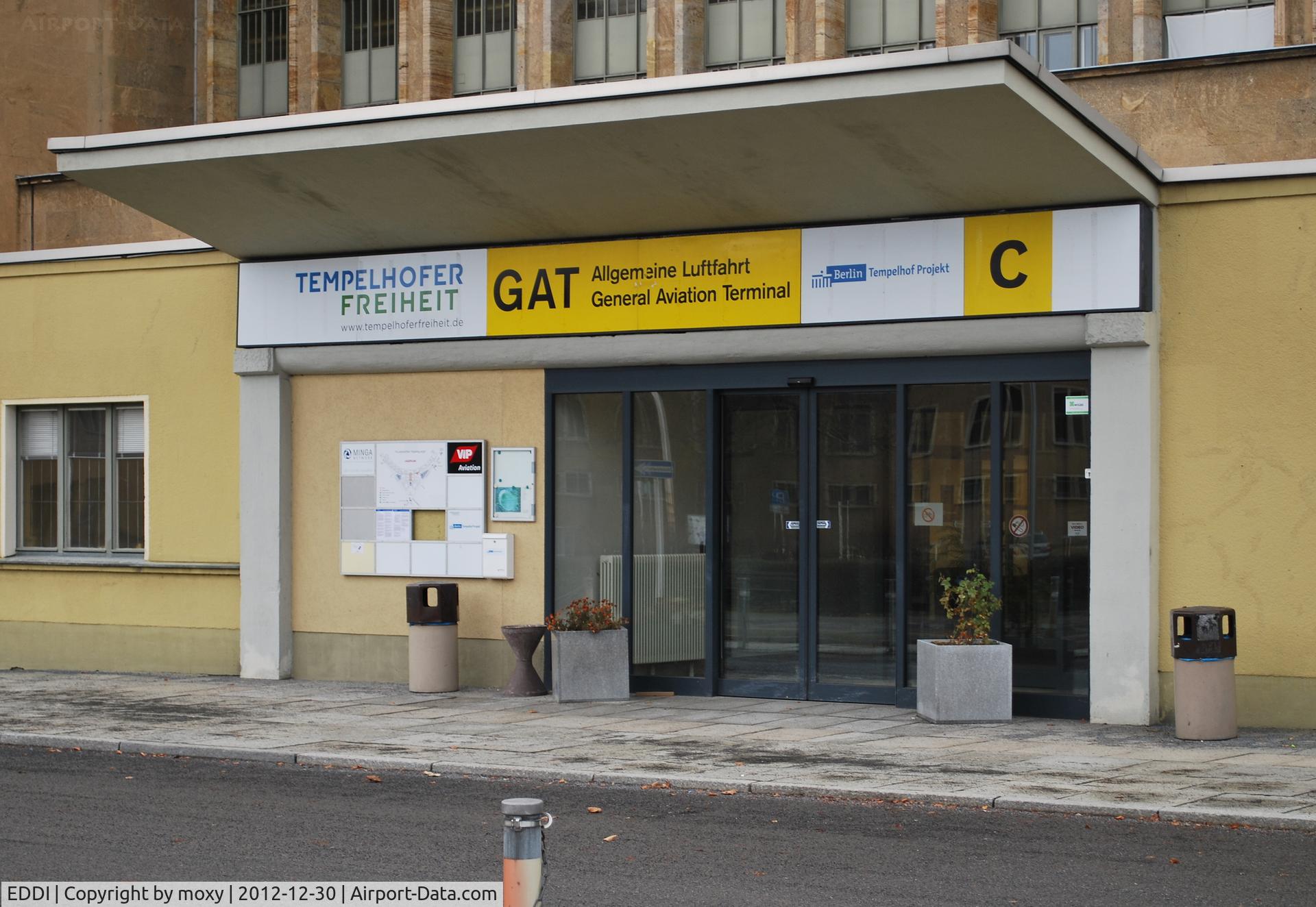 Tempelhof International Airport (closed), Berlin Germany (EDDI) - Entrance to Tempelhof Airport