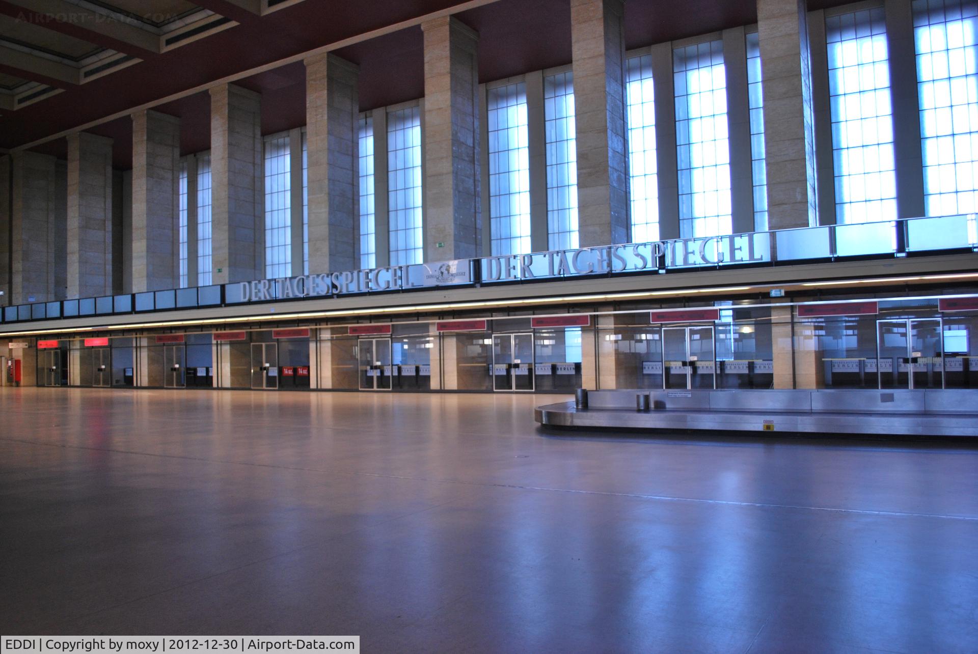 Tempelhof International Airport (closed), Berlin Germany (EDDI) - Inside the Terminal at Tempelhof Airport Berlin