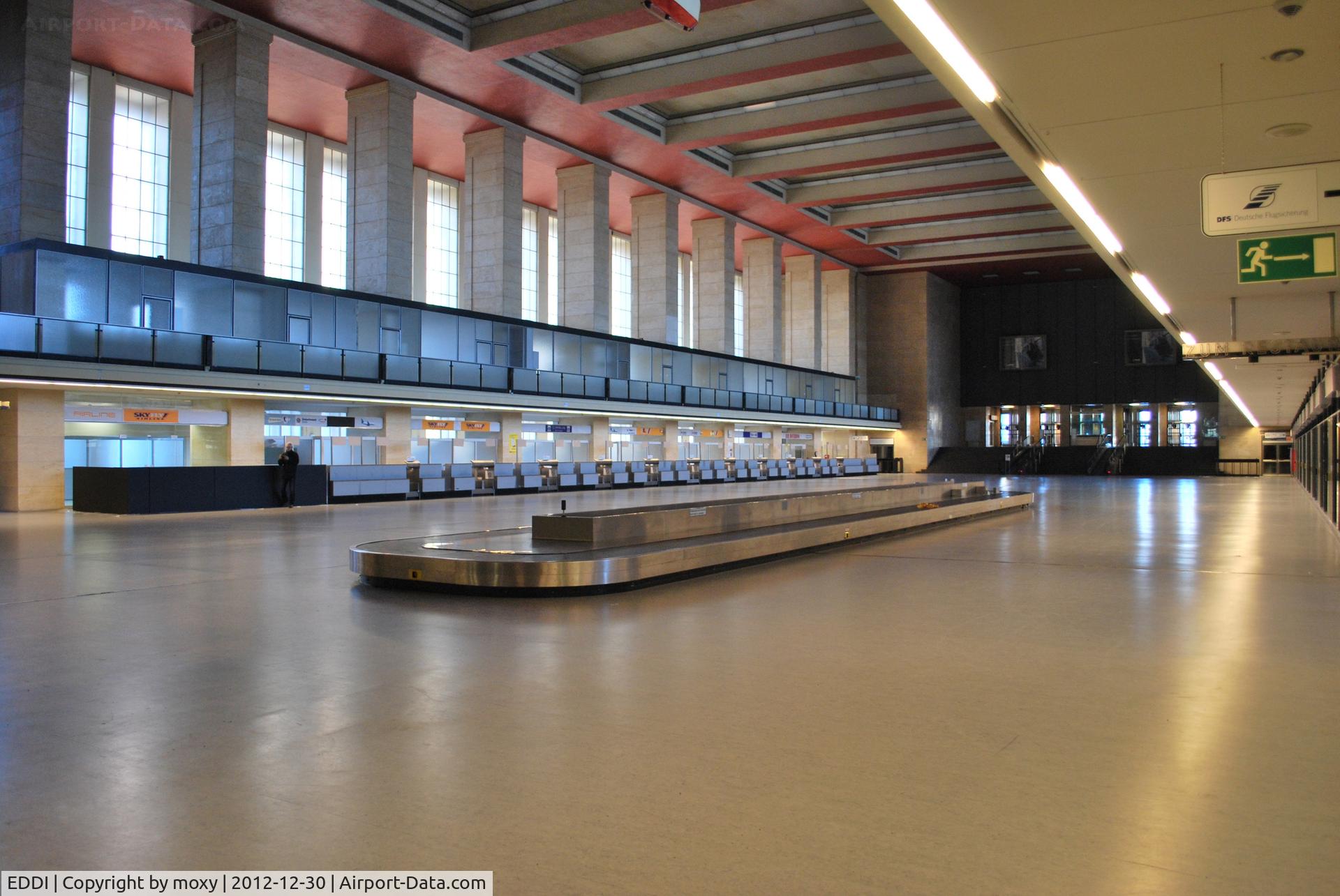 Tempelhof International Airport (closed), Berlin Germany (EDDI) - Inside the Terminal at Tempelhof Airport Berlin