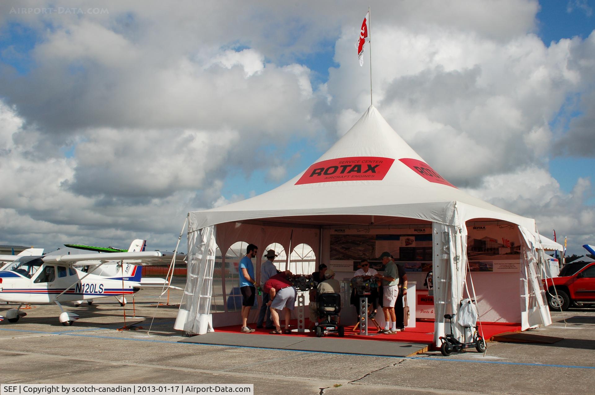 Sebring Regional Airport (SEF) - Rotax Display Tent at the US Sport Aviation Expo, Sebring Regional Airport, Sebring, FL  