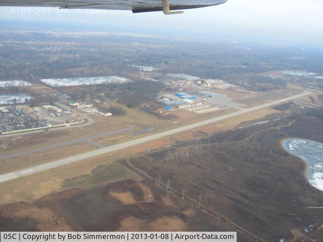 Griffith-merrillville Airport (05C) - Departing Griffith, looking to the NE.