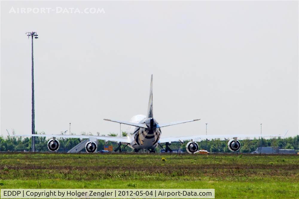 Leipzig/Halle Airport, Leipzig/Halle Germany (EDDP) - View from rear to american corner of apron 3.....