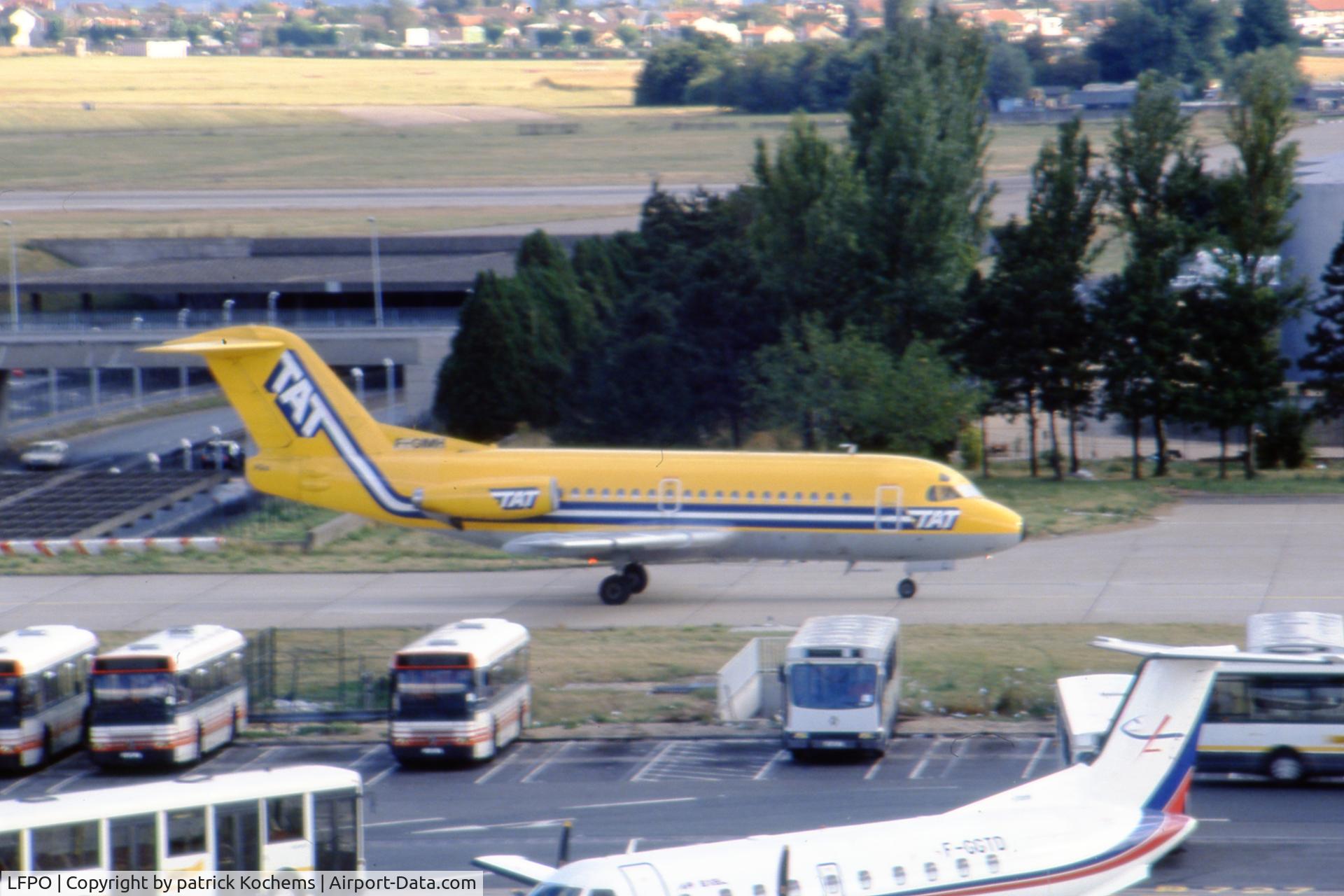 Paris Orly Airport, Orly (near Paris) France (LFPO) - Fokker 28 from TAT