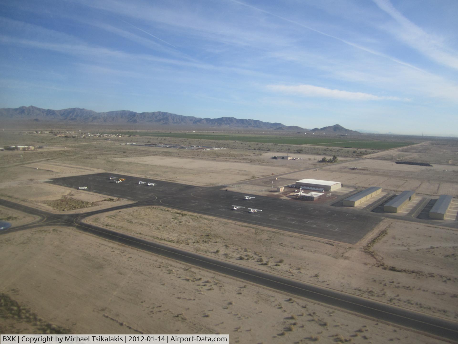 Buckeye Municipal Airport (BXK) - Take off from runway 17 on a OAA PA28