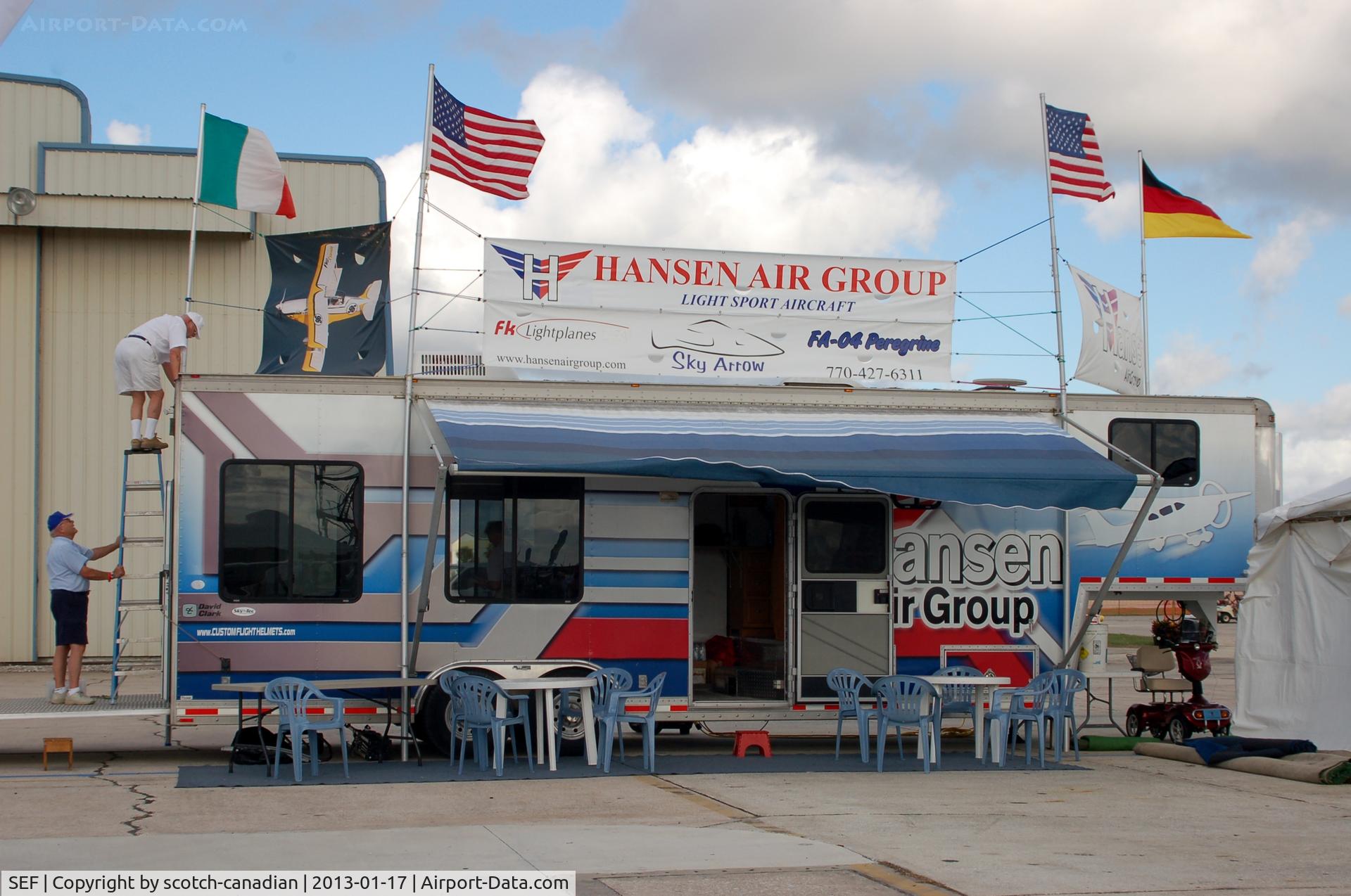 Sebring Regional Airport (SEF) - Hansen Air Group display at the US Sport Aviation Expo, Sebring Regional Airport, Sebring, FL  
