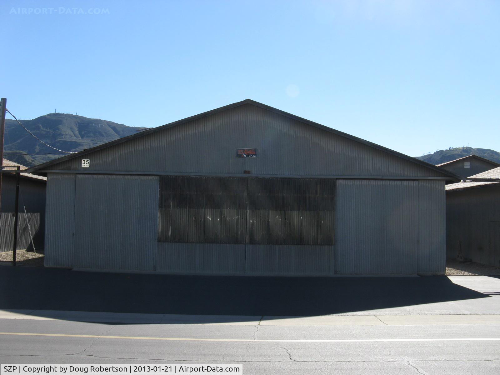 Santa Paula Airport (SZP) - HANGAR-35 CURTISS TAXI