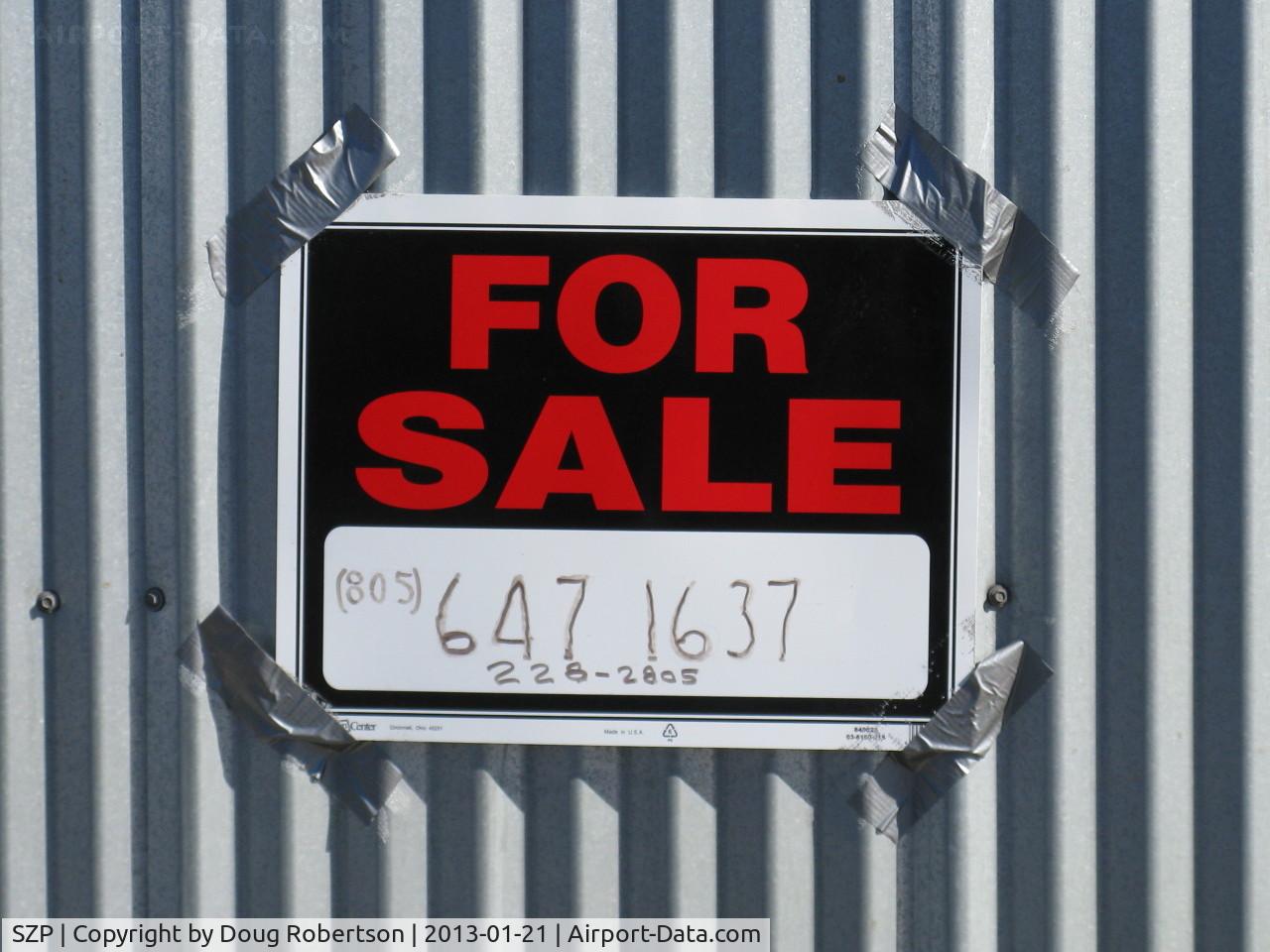Santa Paula Airport (SZP) - Hangar FOR SALE-3 Stearman Taxi