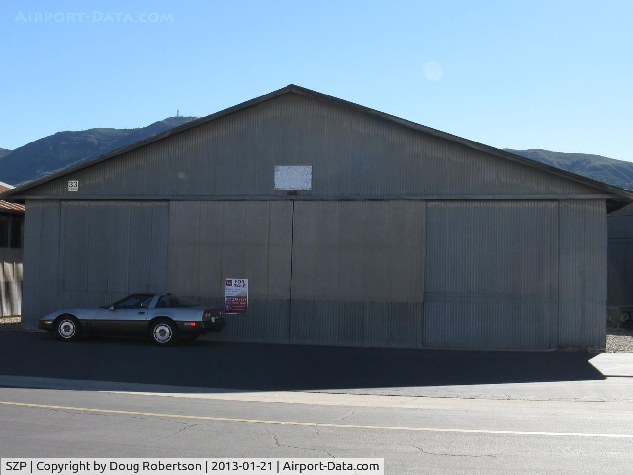 Santa Paula Airport (SZP) - Hangar FOR SALE-33 Curtiss Taxi