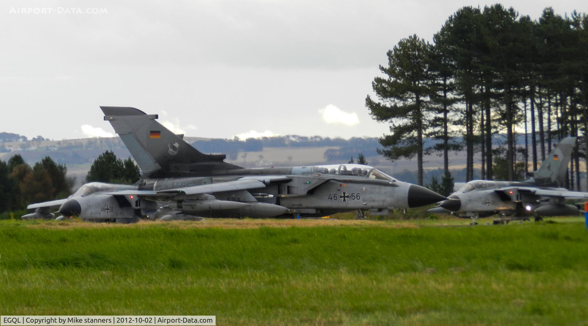 RAF Leuchars Airport, Leuchars, Scotland United Kingdom (EGQL) - JBG-32 Tornado ECR's 46+56,46+36 & 46+35 lining up for a joint warrior mission