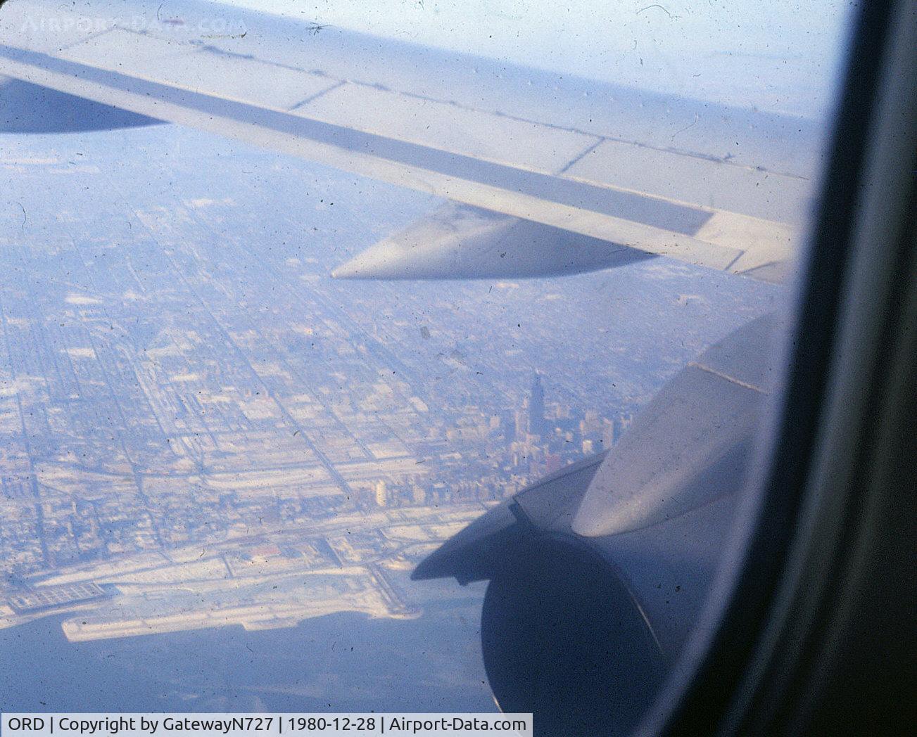 Chicago O'hare International Airport (ORD) - Meigs Field (KCGX/CGX) seen from N9002U UAL 737-200.