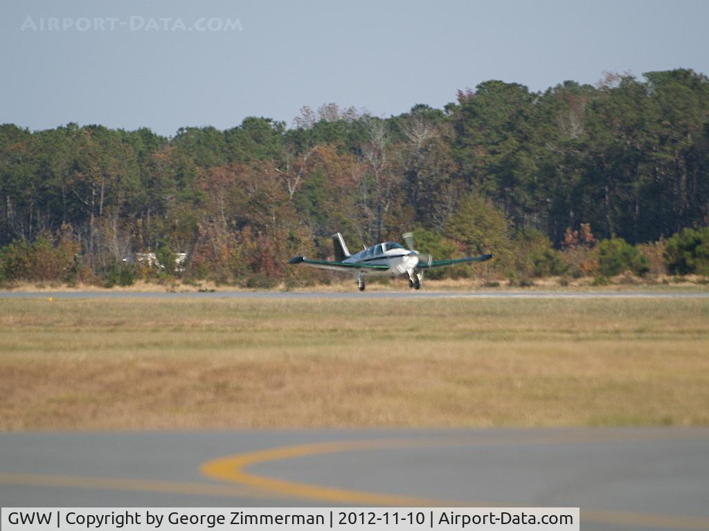Wayne Executive Jetport Airport (GWW) - Takeoff roll