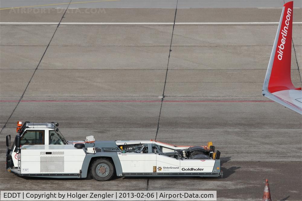 Tegel International Airport (closing in 2011), Berlin Germany (EDDT) - Size S pusher on way to a new task....