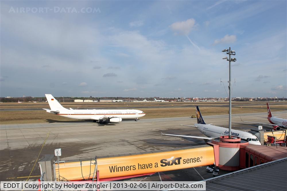 Tegel International Airport (closing in 2011), Berlin Germany (EDDT) - Western view on visitor´s terrace....