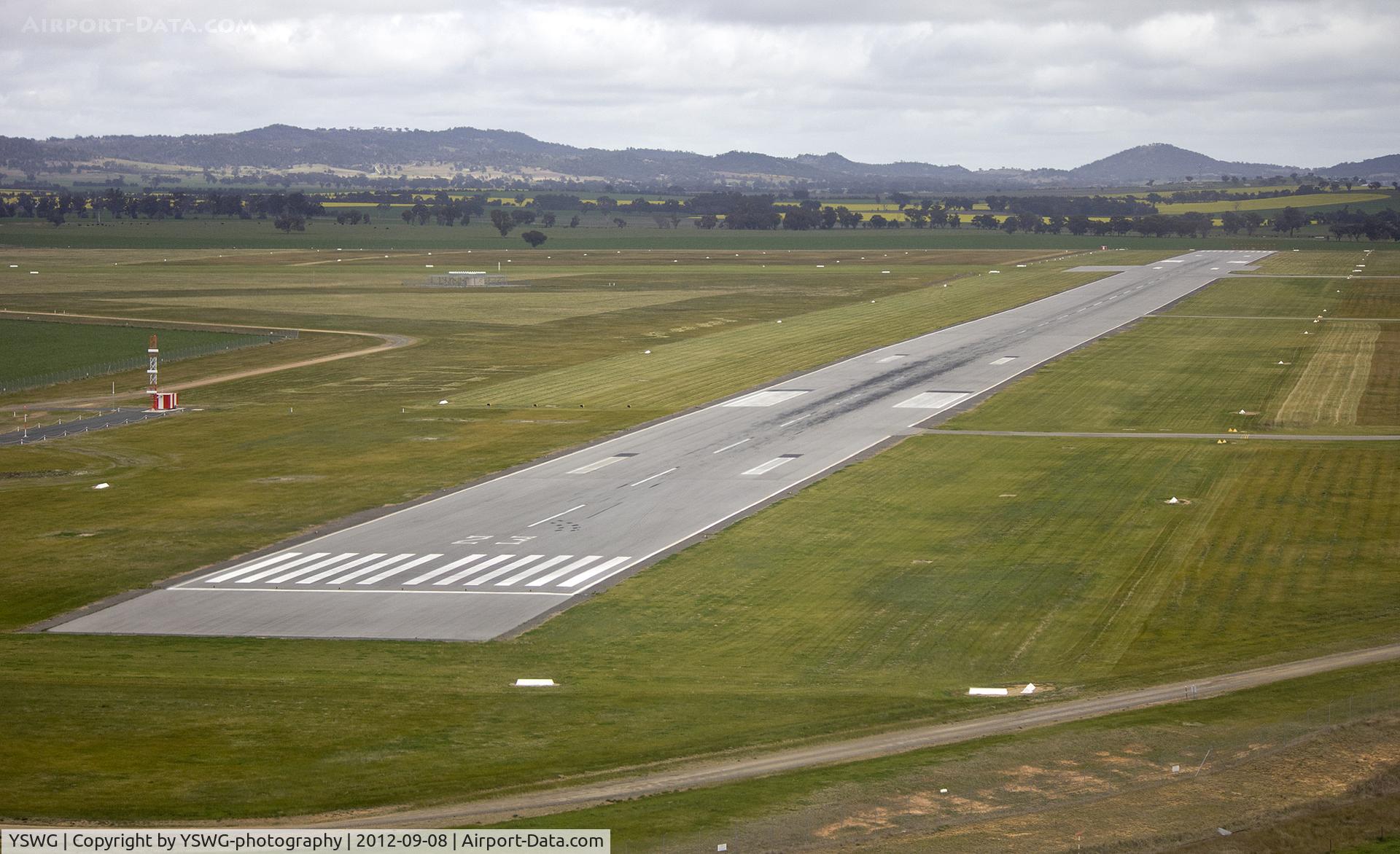Wagga Wagga Airport, Wagga Wagga, New South Wales Australia (YSWG) - Runway 05/23 at Wagga Wagga Airport.