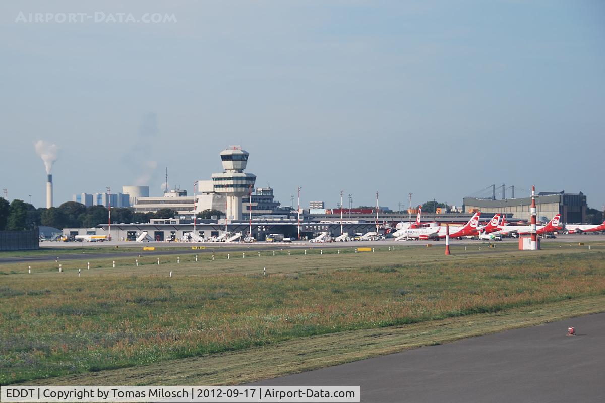 Tegel International Airport (closing in 2011), Berlin Germany (EDDT) - Taxiing onboard D-AIBE