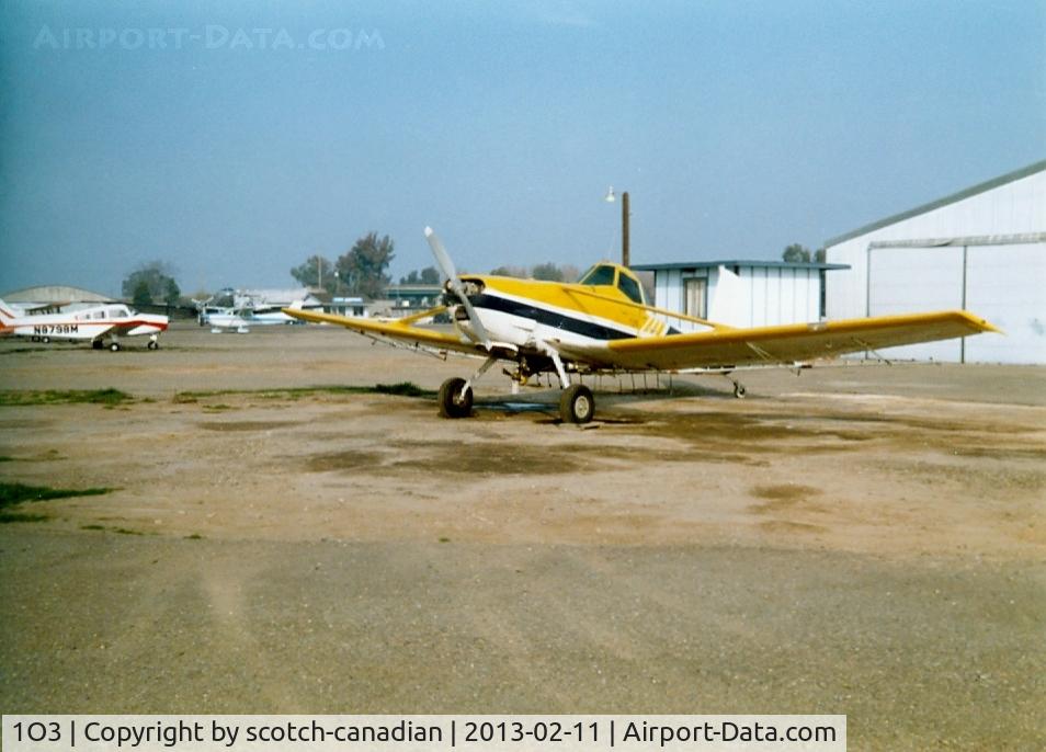 Lodi Airport (1O3) - Crop Duster  at Lodi Airport, Lodi, CA - July 1989