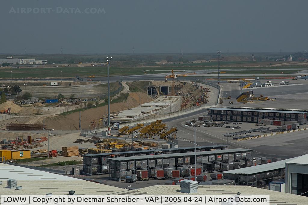 Vienna International Airport, Vienna Austria (LOWW) - Construction site of new Termial, which was opeand in 2012