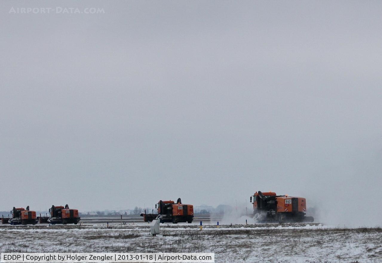 Leipzig/Halle Airport, Leipzig/Halle Germany (EDDP) - Snowplows on duty......