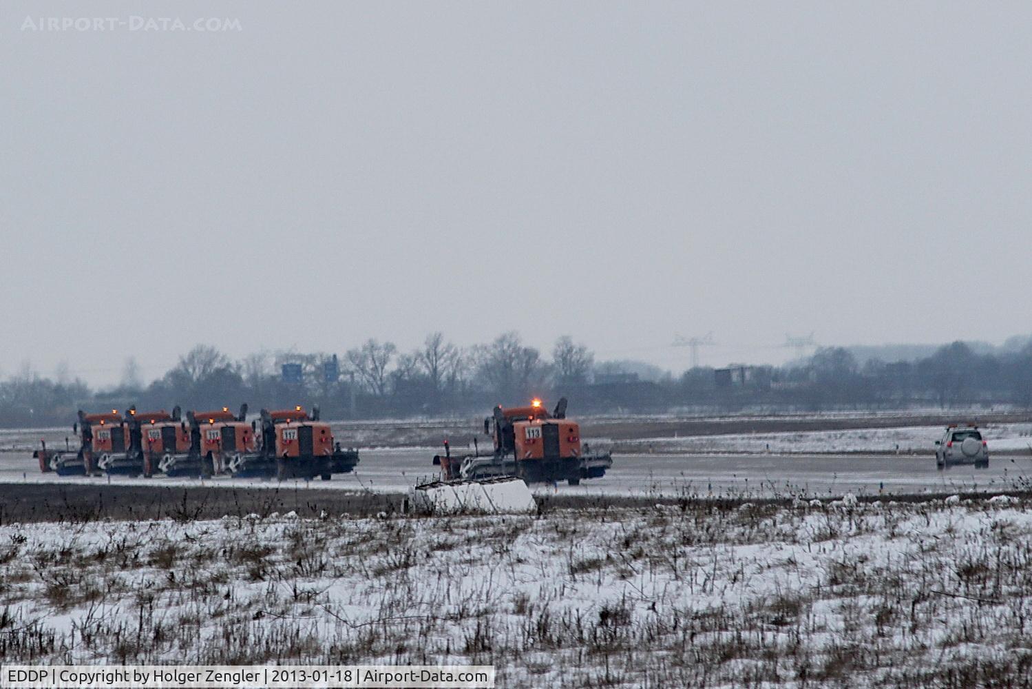 Leipzig/Halle Airport, Leipzig/Halle Germany (EDDP) - Snowplows on duty......