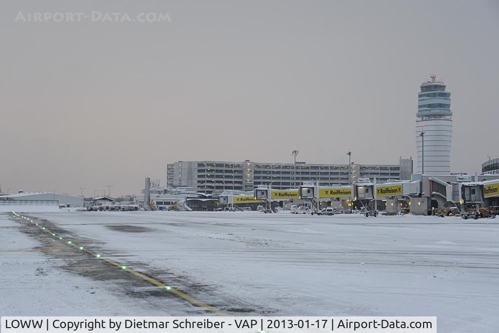 Vienna International Airport, Vienna Austria (LOWW) - Vienna Airport in snow