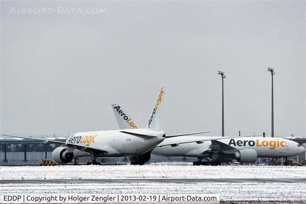Leipzig/Halle Airport, Leipzig/Halle Germany (EDDP) - Todays no. 1 and 2 on terminal 4....