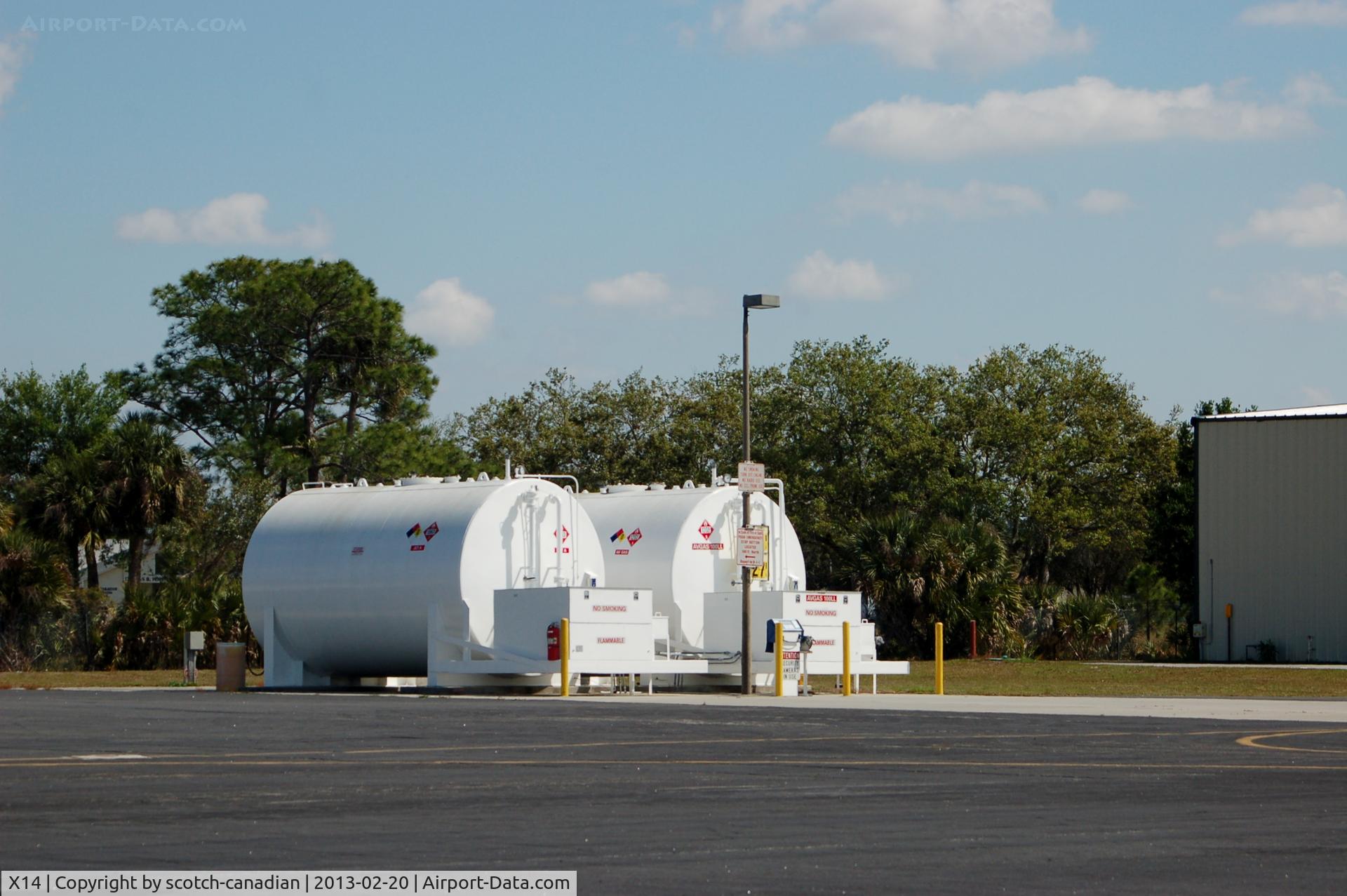 La Belle Municipal Airport (X14) - Self-Service Fuel Facility at La Belle Municipal Airport, La Belle, FL 