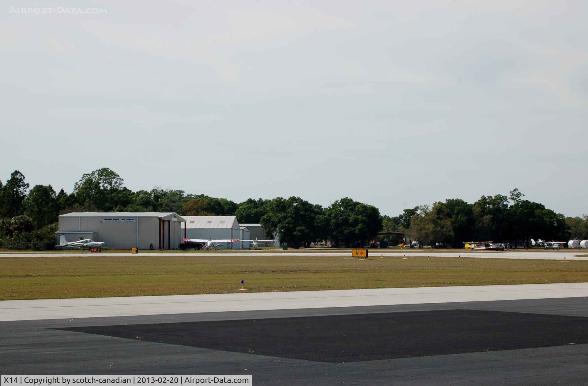 La Belle Municipal Airport (X14) - Vernon Conly Air Service at La Belle Municipal Airport, La Belle, FL 