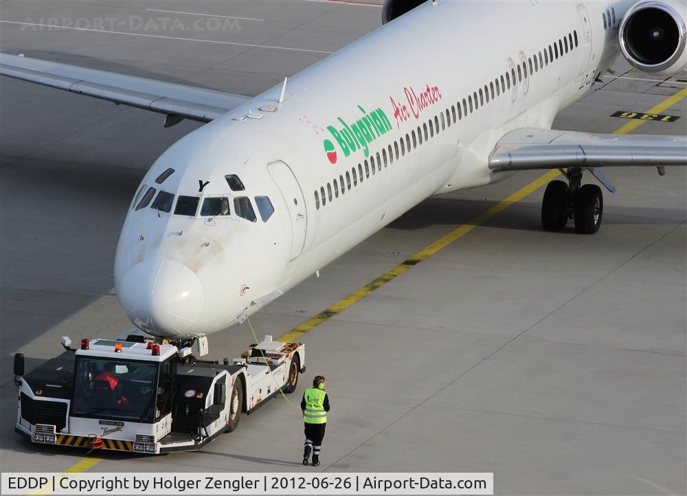 Leipzig/Halle Airport, Leipzig/Halle Germany (EDDP) - At stand 136 push back is approved.....