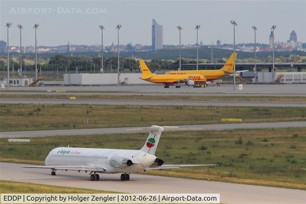 Leipzig/Halle Airport, Leipzig/Halle Germany (EDDP) - Outbound traffic is leaving apron 1 and resting planes at apron 4...